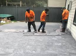Stamped Concrete in Arlington project 3